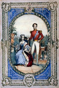 Queen Victoria and Prince Albert by Unbekannt