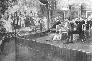 Queen Victoria hearing Lohengrin at Windsor Castle on her Eightieth Birthday