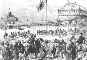 Queen Victoria Proclaimed Empress of India: The Imperial Durbar at Delhi by Unbekannt