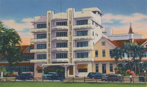 Queens Park Hotel, Port of Spain, Trinidad, B.W.I., c1940s