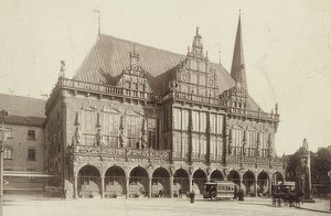 Town Hall in Bremen by Unbekannt