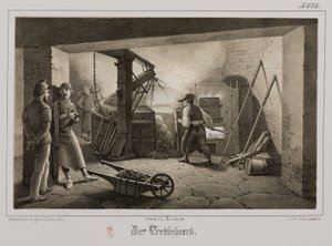 Raw Materials Processing, Metallurgy Foundry, Germany, c 1851 by Unbekannt