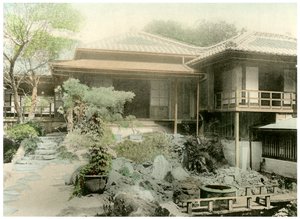 Rear corner of a Japanese house, 1904
