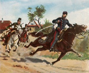 Reconnaissance ride of Count Zeppelin at Schirlenhof, 26 July 1870, 1936