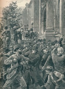 Reform Leaguers at Marble Arch, London, 1866 by Unbekannt