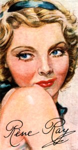 René Ray, British actress by Unbekannt