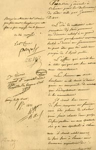 Report by the Minister of the Interior on the festival of Joan of Arc, 15 March 1803 by Unbekannt