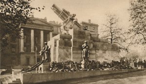 Representation in Stone of a 9-Inch Howitzer That Caused Great Controversy by Unbekannt