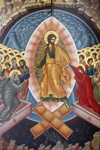 Resurrection Icon, Tirana, Albania