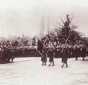 Return of the Belgians to Liège, Belgium, c1914-c1918 by Unbekannt