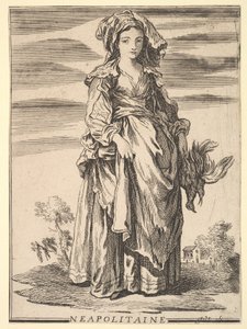 Reverse Copy of Neapolitaine, from Recueil de diverses figures étrangères inventée