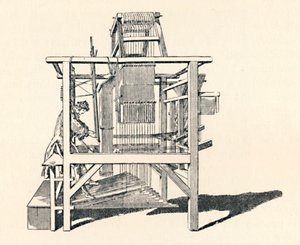 Ribbon Weaver at His Loom, 1747