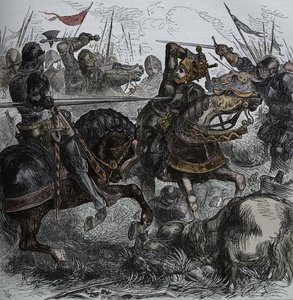 Richard III at Bosworth, 22 August 1485 by Unbekannt