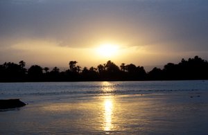 River Nile at Sunset, Egypt by Unbekannt