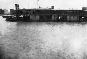 River Boat on the Tigris, Mosul, Mesopotamia