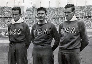 Part of the American gold medal-winning rowing eight, Berlin