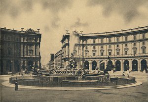 Roma - Esedra Square and the Naiades Fountain