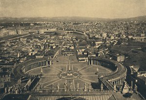 Rome - Panoramic View from the Cupola of St. Peters