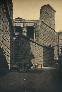 Roma - Wall of the Forum of Augustus by Unbekannt