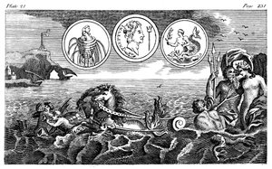 Roman god Neptune