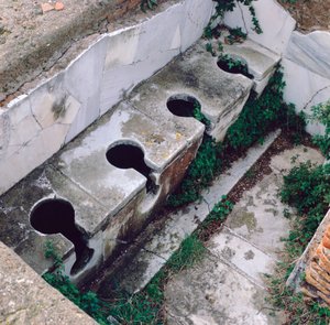 Roman Toilet, Ostia, Italy