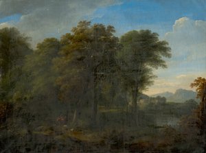 Romantic Landscape with Figures
