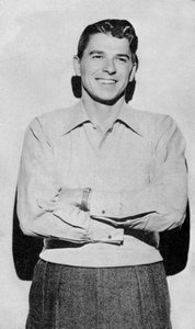 Ronald Reagan, American actor, film star and politician by Unbekannt