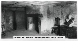 Room in Which Shakespeare Was Born by Unbekannt