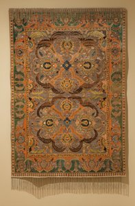 Royal Carpet with Silk and Metal Thread by Unbekannt