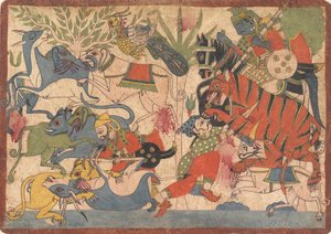 Royal Hunt, Folio from a Mahabharata