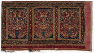 Royal Round Tent Made for Muhammad Shah, Wall Panel with Three Panels, 1834-1848 by Unbekannt
