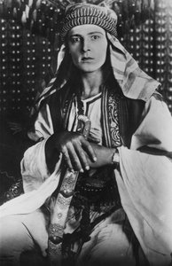 Rudolph Valentino in The Sheikh by Unbekannt