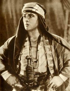 Rudolph Valentino in The Sheik by Unbekannt