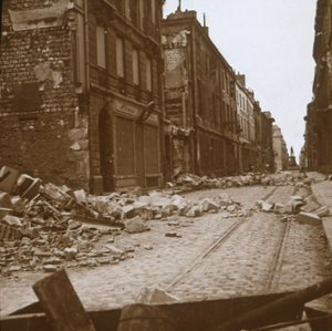 Rue Cérès, Reims, Northern France, c1914-c1918 by Unbekannt