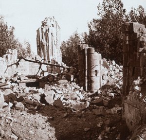 Ruined Chateau, Pinon, Northern France
