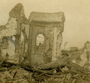 Ruined Church, Combles, Northern France