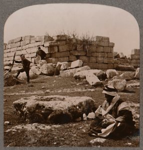 Ruins near Machaerus, c1900