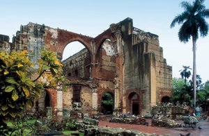 Ruins of the hospital of St. Nicholas, photograph