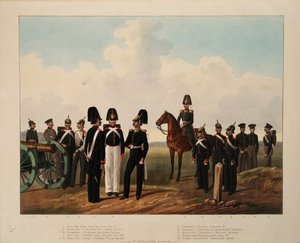 Russian Artillery Crews Ranks, 1845-1855