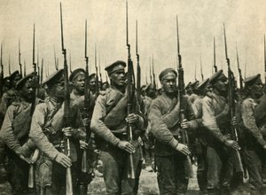 Russian soldiers, First World War, 1914 by Unbekannt