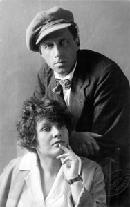 Russian Theatre Director Vsevolod Meyerhold and His Wife, Actress Zinaida Raikh, early 1920s