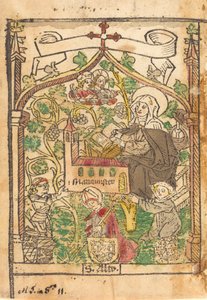 Saint Alto, Saint Bridget and the Founders of the Mariamunster by Unbekannt