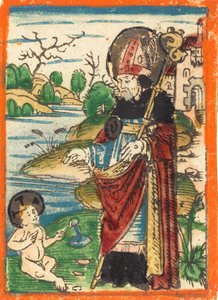 Saint Augustine, 1480-1490 by Unbekannt