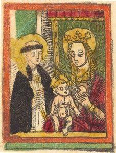 Saint Bernard with the Madonna and Child, 1480-1500