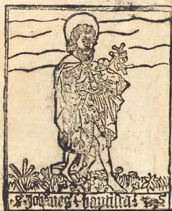 Saint John the Baptist (recto) by Unbekannt