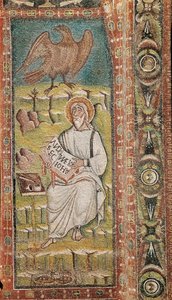Saint John the Evangelist. Byzantine mosaic. 6th century by Unbekannt