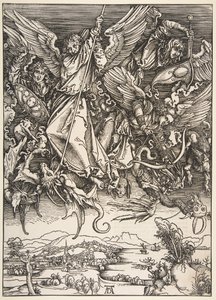 Saint Michael Fighting the Dragon, from The Apocalypse by Unbekannt