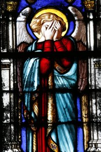 Sainte-Clotilde church. Angel