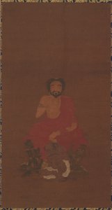 Sakyamuni Seated Upon Three Demon-like Creatures by Unbekannt