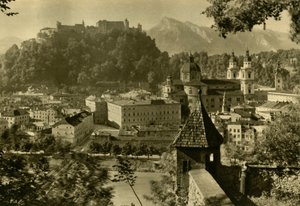 Salzburg from the Kapuzinerberg, Austria, c1935